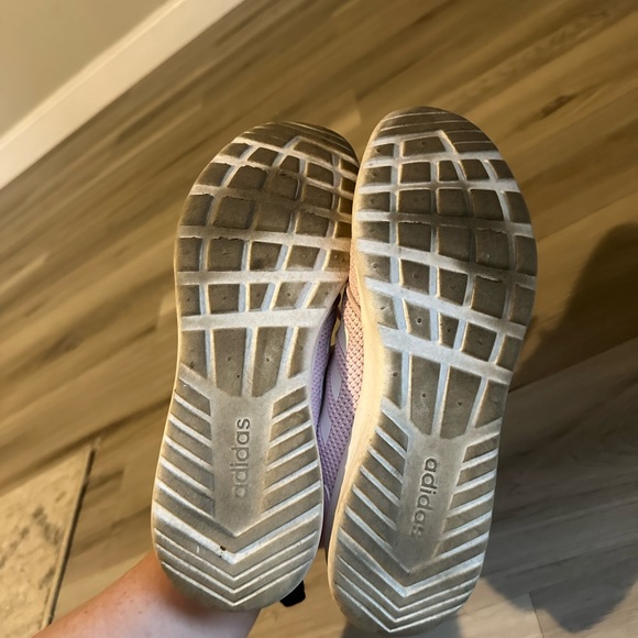 Adidas Womens 7.5 Sneakers Shoes Pink Cross Training Cloudfoam - Picture 3 of 5